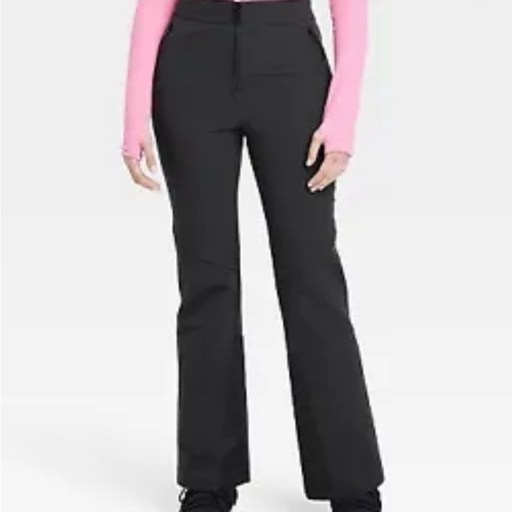 Women's Slim Snowsport Pants - All in Motion Black Size Large